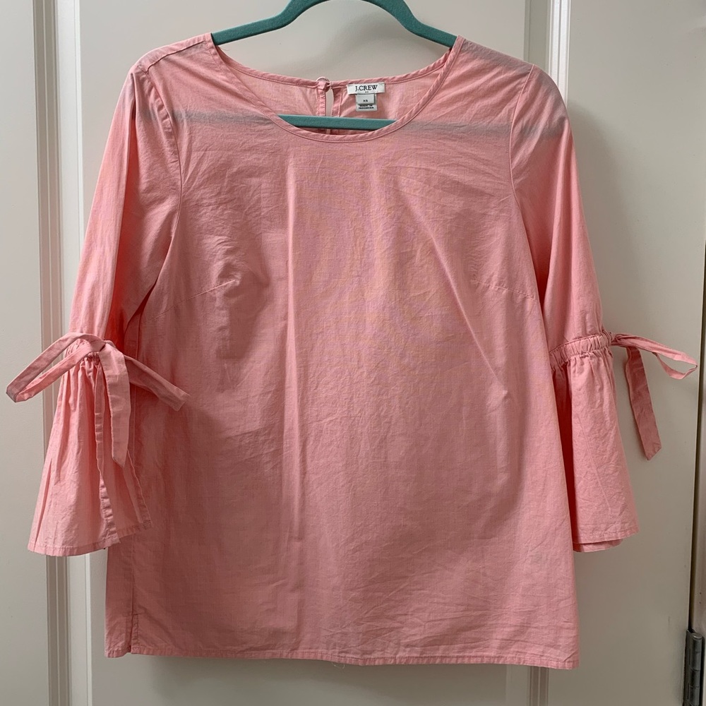JCrew Factory Pink Blouse